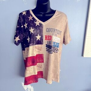 Size Small VNeck Short Sleeve Shirt Preowned